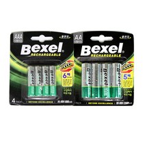 벡셀 니켈수소 고성능 AA AAA 4알 HR6 HR03 충전지 4알 1000회 충전, 벡셀 AA 2000mAh 4알, 4개입