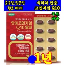 식 약 처 인증 인정 한미 코엔자임 Q10 coenzymeq10 고큐텐 코앤자임 코큐텐 코쿠텐 고쿠텐 미국 고큐텐 비타민 영양제 o 약 아님 캡슐 약 x 코스트코 홈쇼핑 50대, 60캡슐 2개월분X 6상자