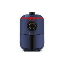 Elite Gourmet EAF1121BG 개인용 1 Qt 컴팩트한 공간 절약 전기 열풍 프라이어 오일 리스 건강한 쿠커 타이머 및 온도 제어 PFOA/PTFE 프리 1000W, 1.1 Quart_블루 그레이.