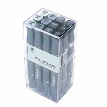 알파 디자인마카 12색CG 쿨그레이 - 42311, 없음