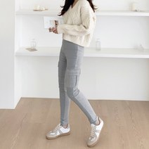 소유진 여성용 패딩카고팬츠 기모바지