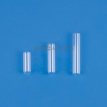 보급형 유리 시험관 경질 유리 다람관 용량 0.7ml 1ml 1.3ml 100개