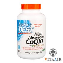 닥터베스트 코엔자임Q10 코큐텐 100mg 60 120 360캡슐, 120캡슐