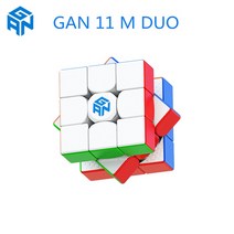 큐브 마그네틱 자석 선수용 고급형GAN356 큐브 3x3x3 마그네틱 프로페셔널 스피드 XS i Carry GAN11 M 프, 10 GAN 11 M Duo