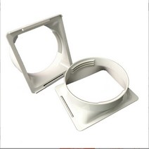 2스퀘어 인터페이스 150Mm 휴대용 모바일 에어 컨디셔닝 배기 호스 어댑터 유닛 파이프 커넥터, 01 브라운