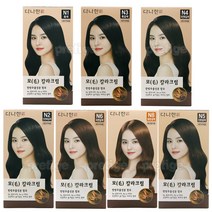 [경기점]다나한 모 칼라크림 염색약 200g /새치커버/염모제, N6 자연갈색
