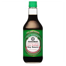 기꼬만 저염 간장 레스 소디움 소이 소스 591ml Kikkoman Less Sodium Soy Sauce, 1개