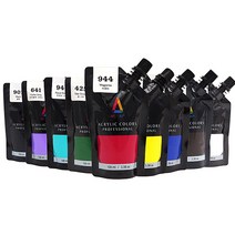 아트구루 아크릴물감 대용량 100ml 24색 낱색, 206번 Coral Red