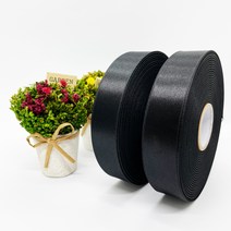포장 리본 끈 제이제이리본 고밀도주자 45M 2롤 (10mm 15mm), 10mm, 검정