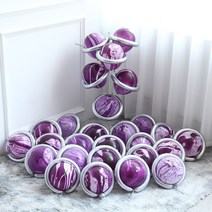생일 풍선 레터링 10set 3inch 우주 지구 행성 베이비샤워 생일 파티 꾸미기, 07 purple