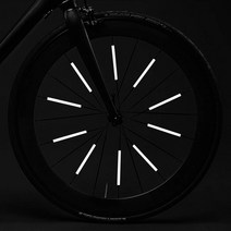 야간 자전거 라이딩 바퀴 휠 스포크 안전 반사 튜브 스트립