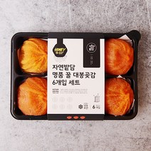 자연밭담 곶감 특상품 설 추석 명절 곶감 선물세트 실속형 반건시 건시 대봉 곶감, 명품 꿀 대봉 곶감 [6구 실속세트]