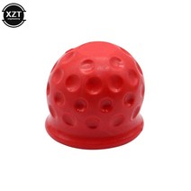 자동차견인볼 견인장치 견인고리 새로운 가지 색상 유니버설 토우 바 볼 커버 캡 트레일러 히치 보호 자동, 01 빨간