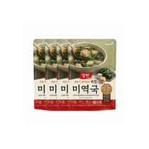 동원에프앤비 동원 양반 백합 미역국 460g 4개