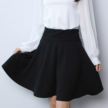 데일리 밴딩 A라인 플레어 미니 스커트