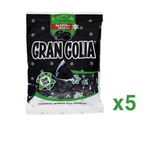 그란 골리아 캔디 160g 5봉 (파바로티사탕 감초캔디) Gran Golia Candy 160g 5pack, 5개