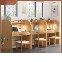 1인용독서실책상 도서관 폐쇄형 스터디카페 사무실, (고급형)83X60X120두꺼운소재