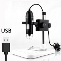 주사전자현미경 비파괴 수질 검사 오염도측정기 휴대용 디지털 USB 인터페이스 줌 확대경 내시경 1600X 1000X, 1.1000X - USB Lift Stand