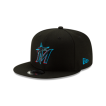마이애미 마린스 YOUTH 뉴에라 MLB Basic 9FIFTY 스냅백 모자 - Black