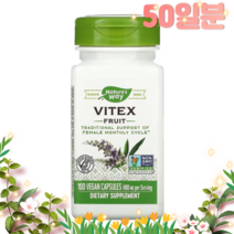 네이처스웨이 바이텍스 추출물 400mg 100정 실리카 함유, 1통 100베지캡슐