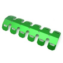 바이큐 스틸 머플러 가드 오토바이 튜닝 혼다 스즈키 야마하 KR 전기종 호환 가능, 녹색