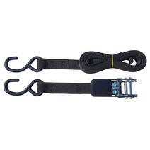 나이스본 25mm S고리 자동바 미니 깔깔이바 소형 라쳇바 고정바 라쳇벨트 화물차 스트랩, 흰색(고강도 PE)