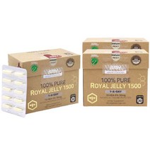 SPH 뉴질랜드 로얄제리 1 500mg 10HDA 6%-30mg 180캡슐 x3 생로얄제리 꿀벌화분, 3box