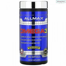 ALMAX 미국 오메가3 180 캡슐 DHA EPA 오메가스리 오메가쓰리