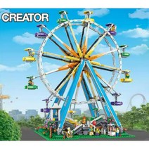 호환블럭 크리에이터 페리스휠 대관람차 10247 중국블럭, 대관람차_파워펑션