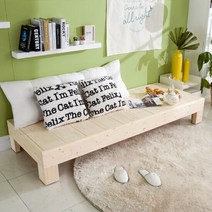 [에띠안]에코샹브르 소나무 원목 베드벤치 300, 단품