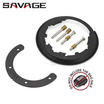 DUCATI 멀티스트라다 950S 1200S DVT S 엔듀로 V2 탱크 가방 방수 탈착식 오토바이 수하물 레이싱, 01 Only Adapter plate