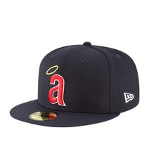 New Era 남성용 Mlb Cooperstown 59fifty 뉴욕 양키스 네이비 쿠퍼스타운545074