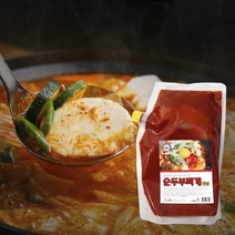 대용량 순두부찌개 양념장 1.2kg 양념장 소스 업체용, 5팩