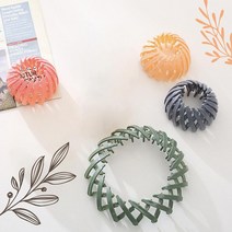 달자샵 트위스트 만두 헤어핀 올림머리 스타일링 헤어 고정홀더, 베이지, 1Pcs