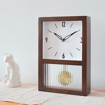 마츠리센 무소음 괘종시계, 버티컬, 버티컬(월넛)