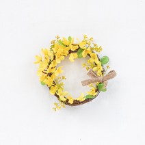네츄럴개나리리스 15cm 조화 꽃 봄꽃 장식, 없음