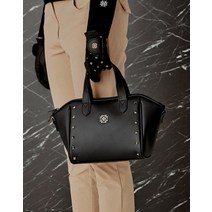 21FW [GOLD EDITION] 블랙 프리미엄 가죽 로고 장식 토드 겸 크로스백 DNGF1F603BK, XXX