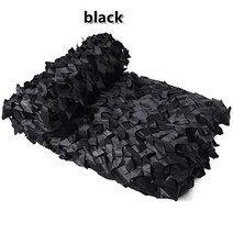 야외차양차광막그늘막 강화 카모플라주 그물 사냥 자동차 화이트 그린, BLACK+2x2m
