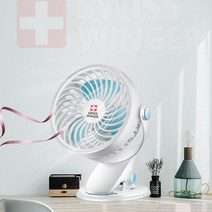 ohnew 가성비 좋은 아기 선풍기, 클립형선풍기+화이트충전기