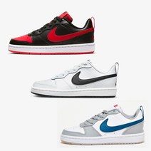 (국내매장판) 나이키 코트 버로우 로우 2 유니버시티 레드 여성 운동화