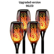 원솔라 뉴96LED횃불등 가로등 정원등 잔디등 인테리어등, 4개