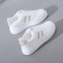 준이 여성 베이직 화이트 운동화 데일리 여름스니커즈 여성 키높이 신발 5cm JF11