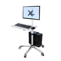 EMC-11 엔산마운트 모니터 거치대 이동형 스탠드 컴퓨터 일체형 워크스테이션 의료용 모바일 카트 EMR 시스템