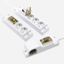 아이정 4000W 고용량 멀티탭 에어컨 건조기 고전력 전용 멀티 콘센트, 과부하차단 3구, 1.5M