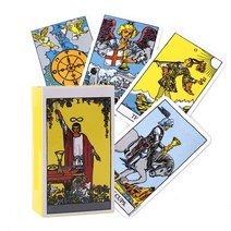 성적 마법 타로 카드의 타로 테이블 보드 게임 카드 놀이 휴일 가족 파티 선물 도매, Yellow knight