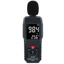 소음 측정기 데시벨 공사장 LCD 데시벨 미터 사운드 레벨 리더 30-130dB 휴대용 소음 측정기 알람 디지털, 한개옵션1, 한개옵션0