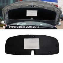 자동차엔진부품 엔진보링 엔진커버 car front hood engine sound heat insulation 코튼 패드 방음 매트 커버 for toyota corolla, 없음
