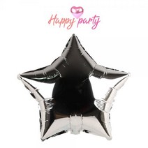 해피파티 호일 모양풍선 별 45cm (실버)은박풍선 풍선 용품 파티용품 생일파티, 본상품