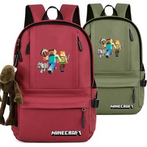 마인크래프 백팩/초등학생/중학생/고등학생/성인/아동/학원/노트북/가방/굿즈/캐릭터/크리퍼/스티브/앤더맨/던전스/레고/포지/Minecraft backpack/신학기/선물/배낭/6-1