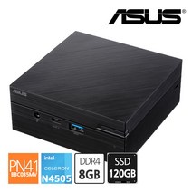 에이수스 ASUS 미니PC PN41-BBC035MV N4505 RAM8GB / SSD120GB 인텔 제미니레이크 셀러론 CPU 컴퓨터, 단품